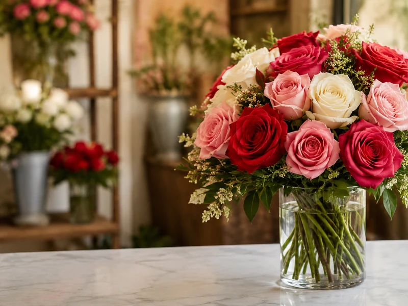 Colorful fresh flower bouquet for Antioch Tennessee delivery by Velvet Rose