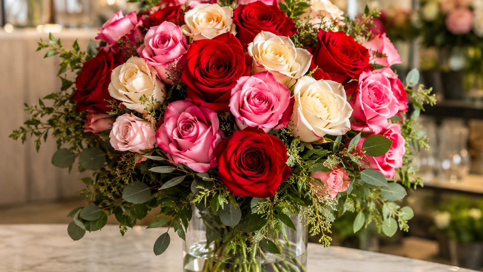 Colorful fresh flower bouquet for Antioch Tennessee delivery by Velvet Rose