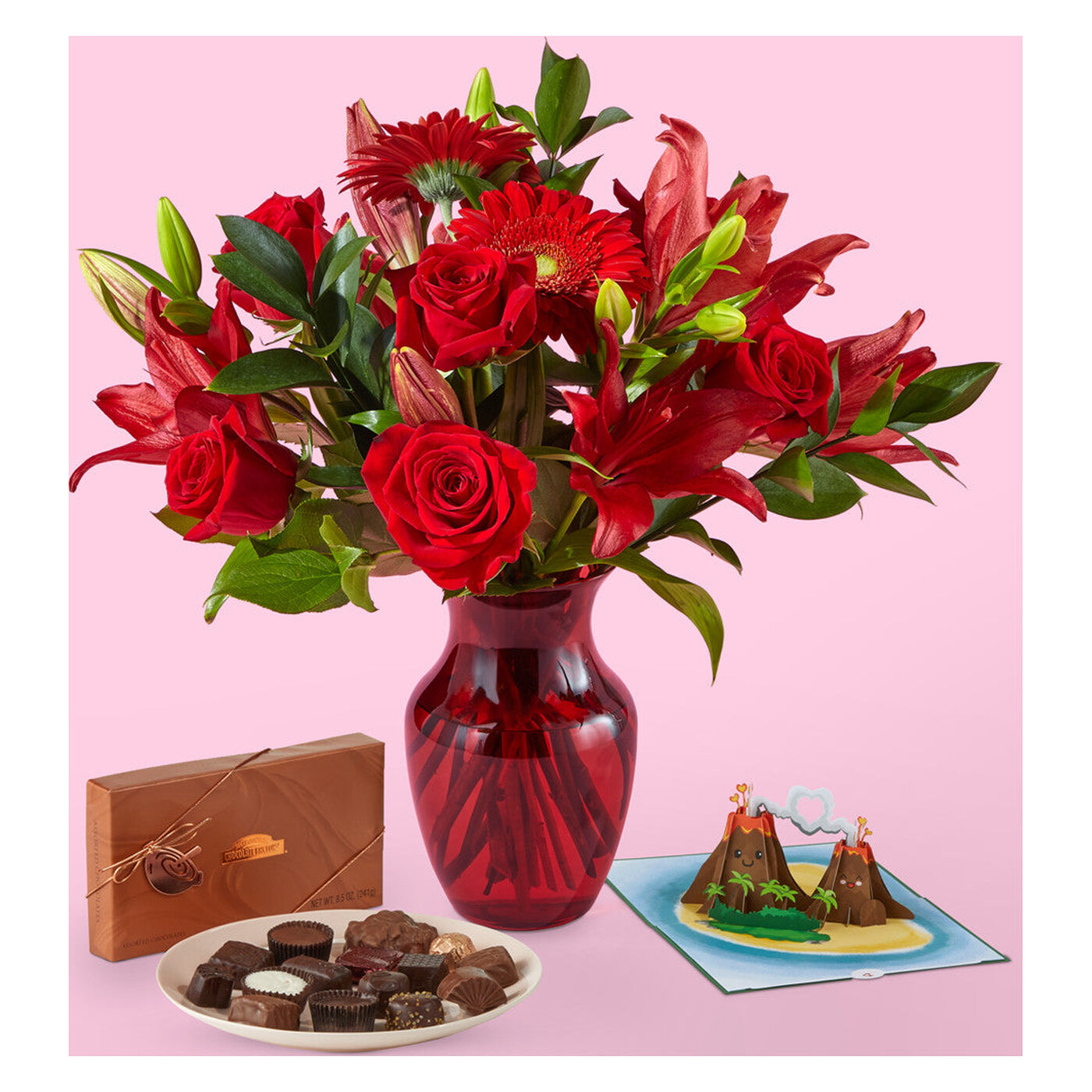 Burnin' Lovepop Gift Sets arrangement option 3