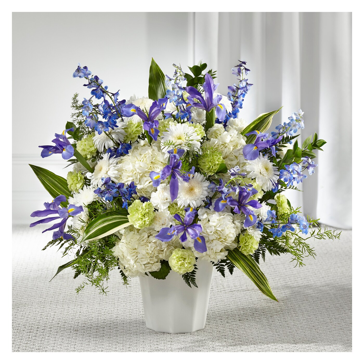 Soft Serenity Floor Basket arrangement option 2