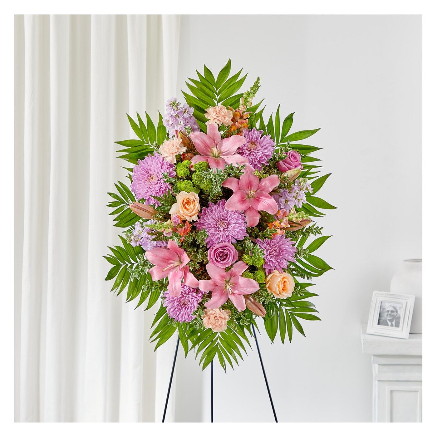 Love & Light Standing Spray flower arrangement