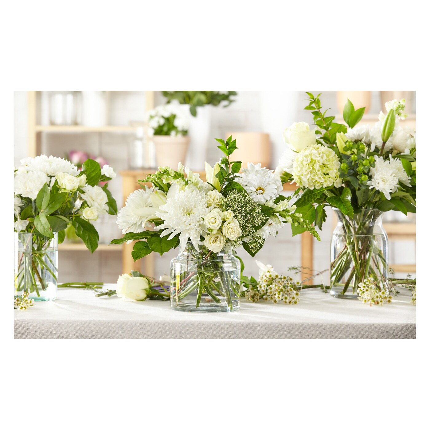 Classic Ivory – A Florist Original arrangement option 3