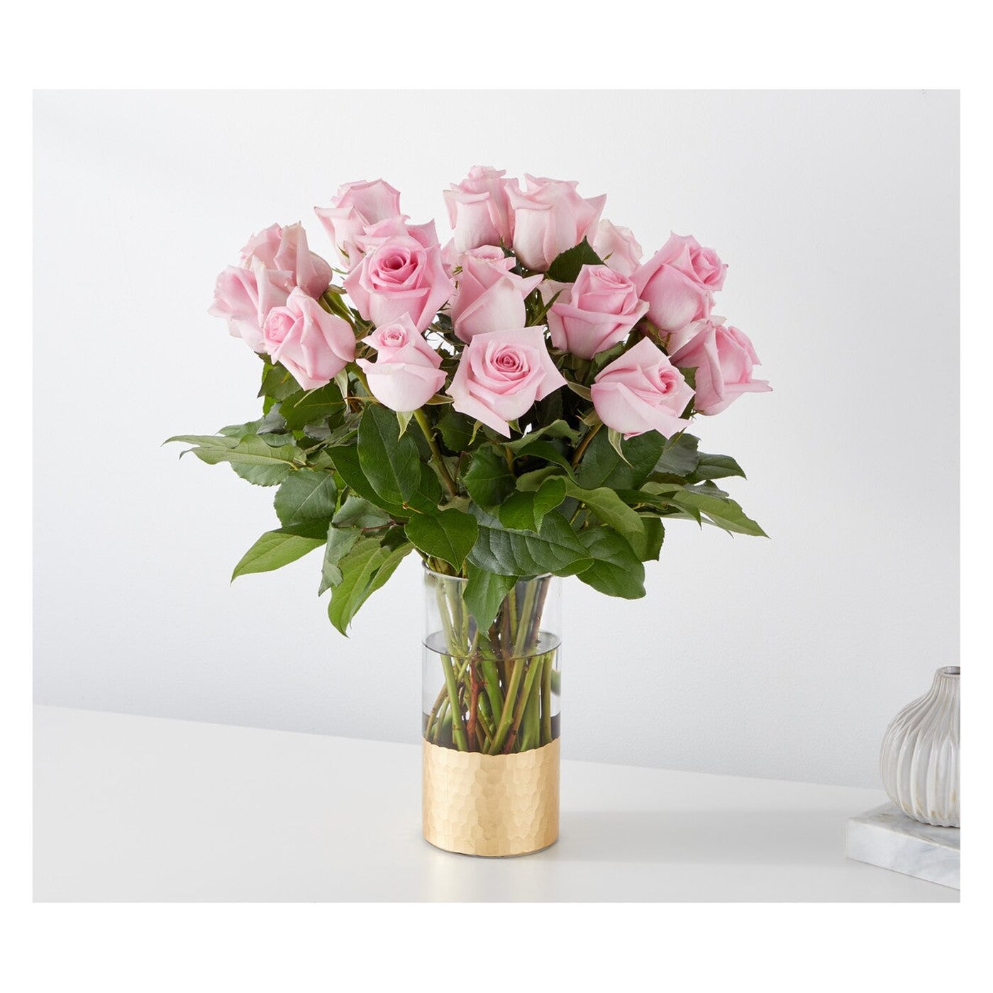 Picture Perfect Pink Rose Bouquet arrangement option 4