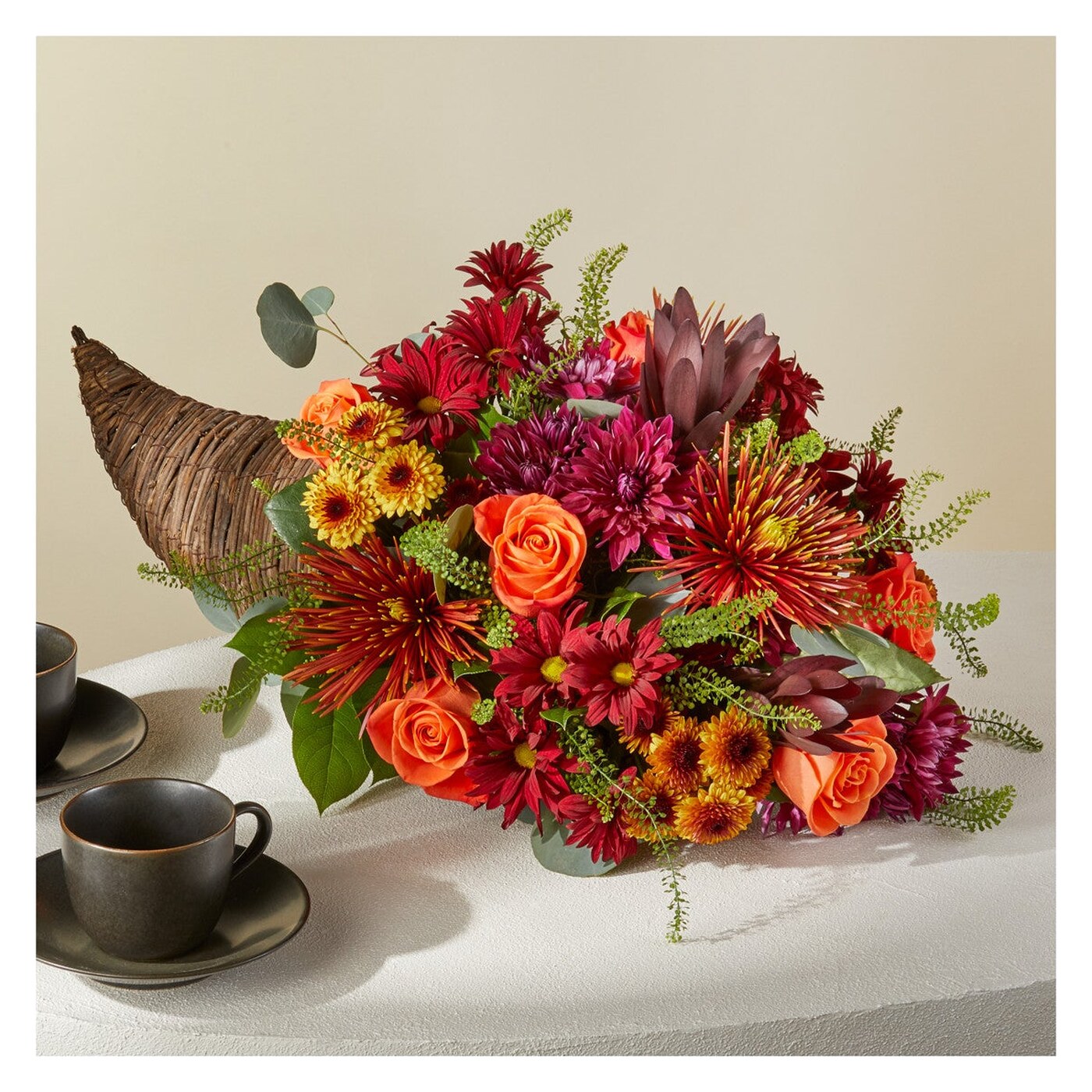 Autumn Herald Cornucopia arrangement option 2