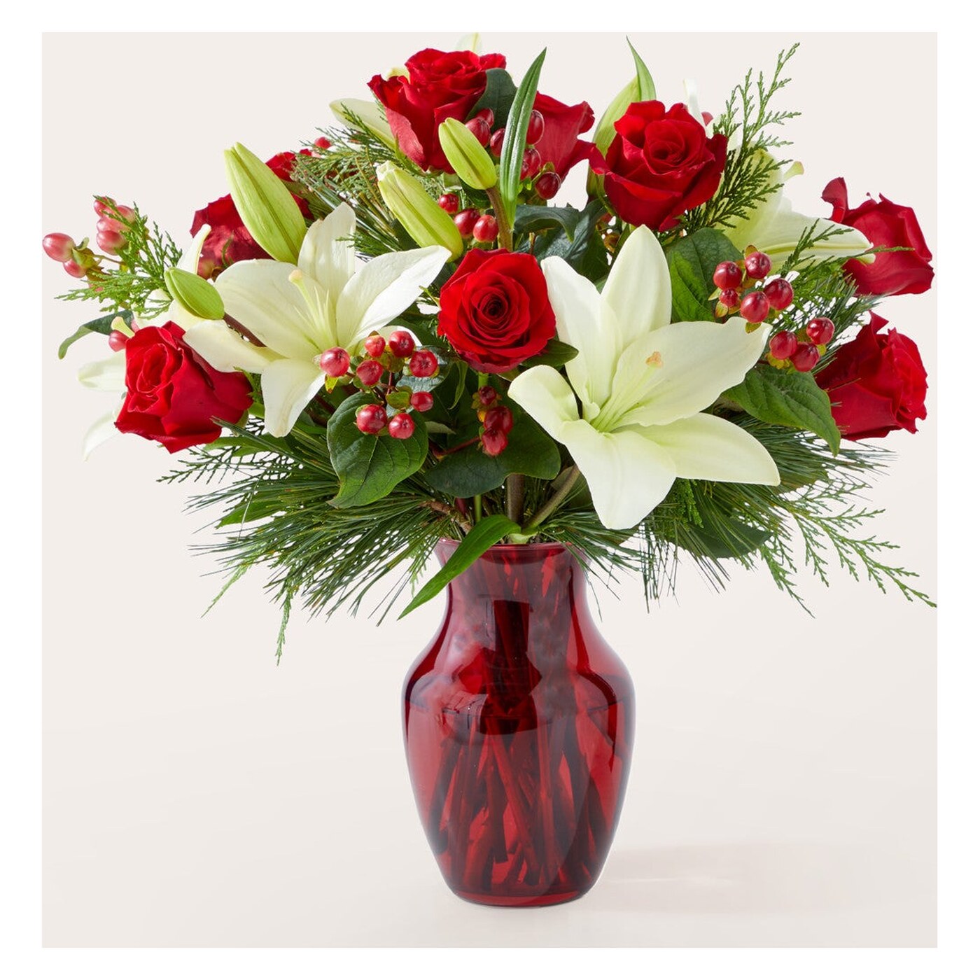 Evergreen Delight Bouquet arrangement option 3