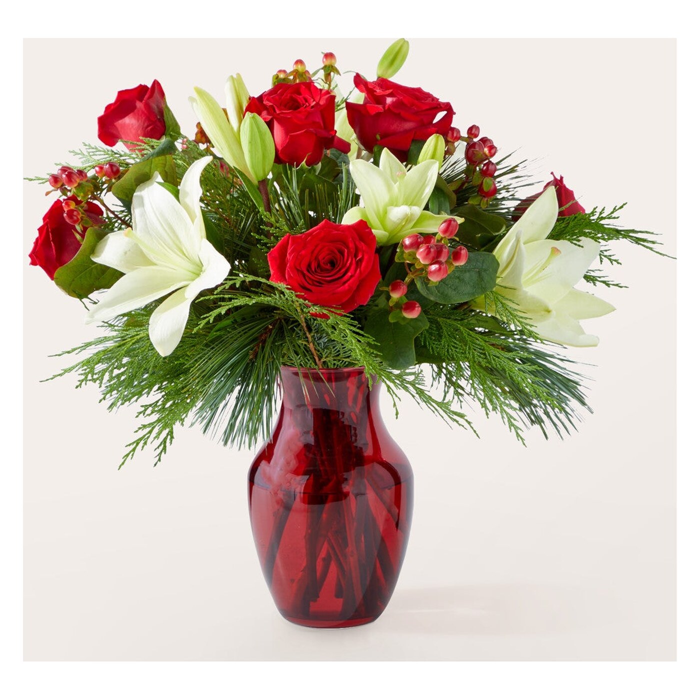 Evergreen Delight Bouquet arrangement option 2