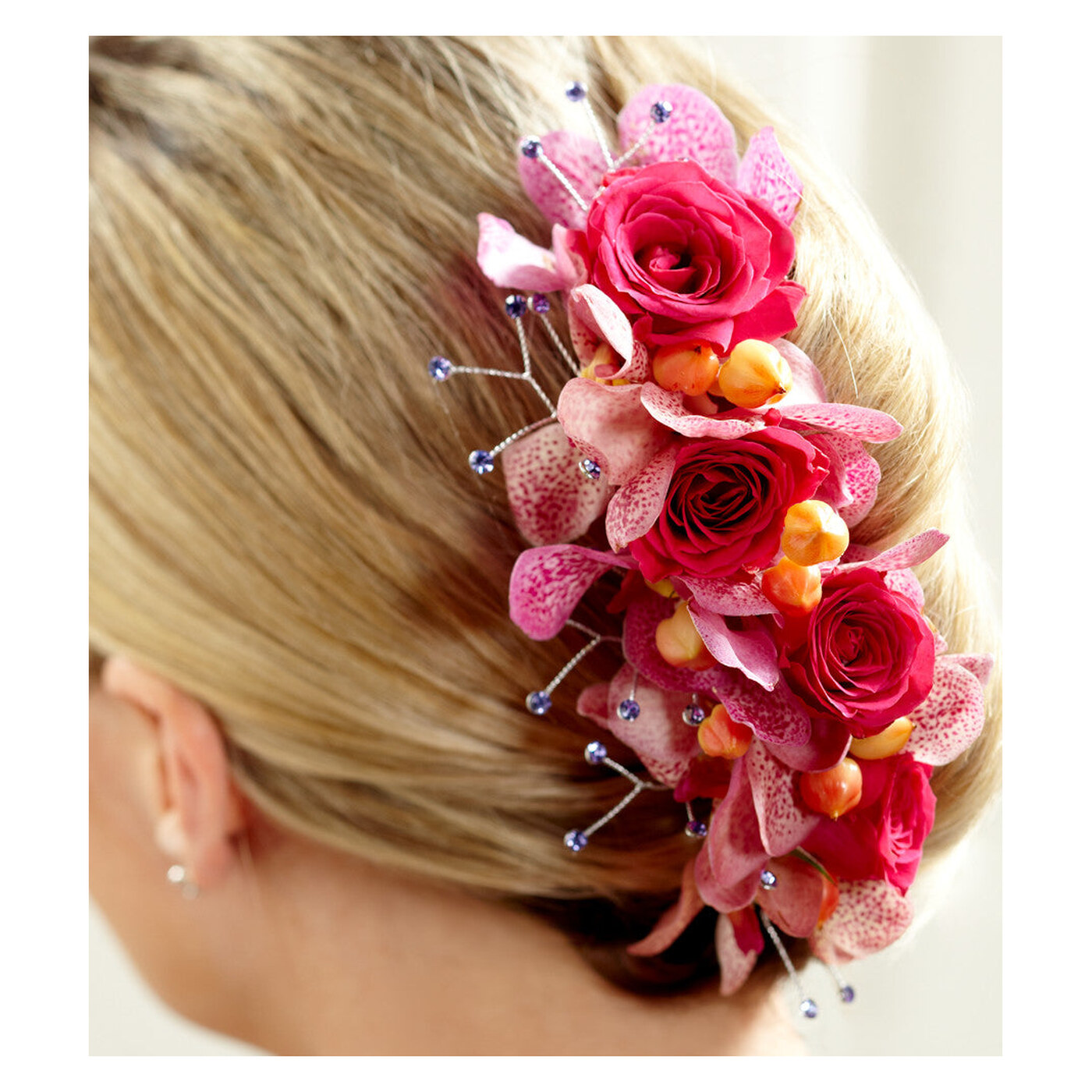 Celestial Hair Decor flower arrangement