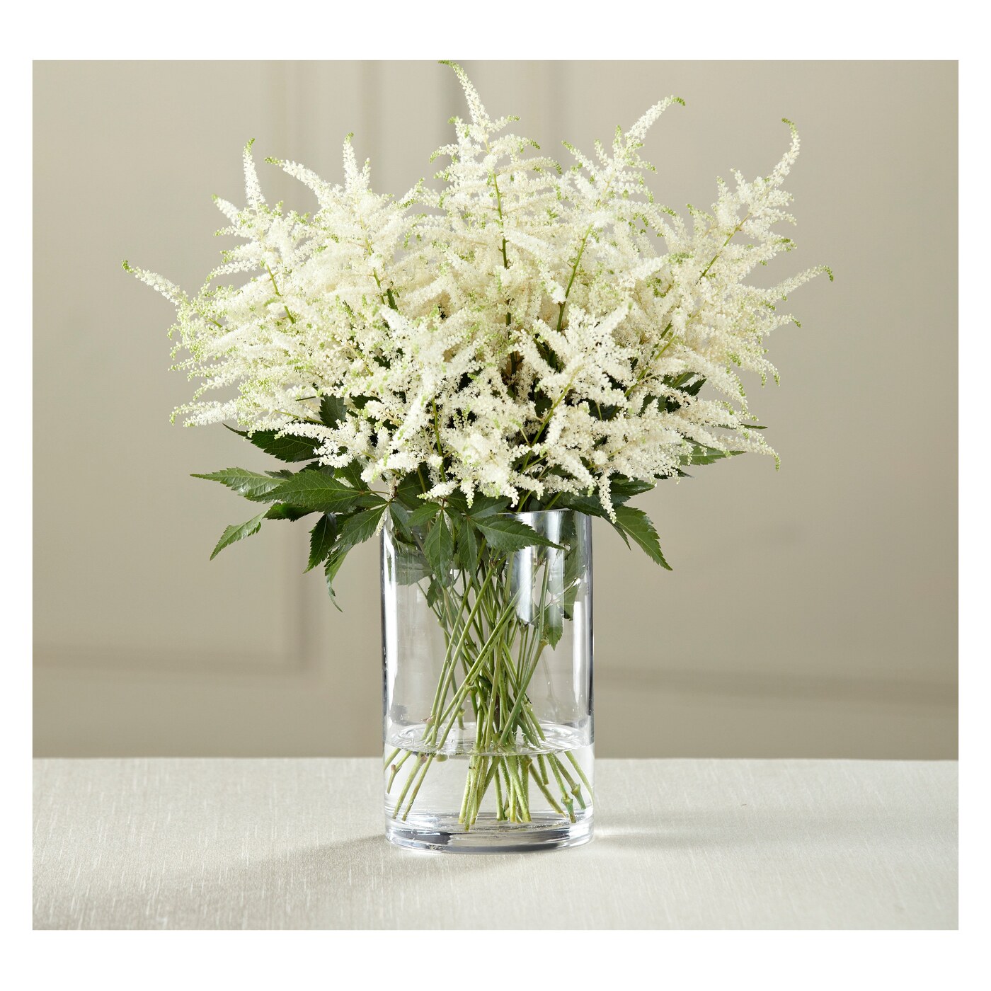 White Astilbe Bouquet flower arrangement